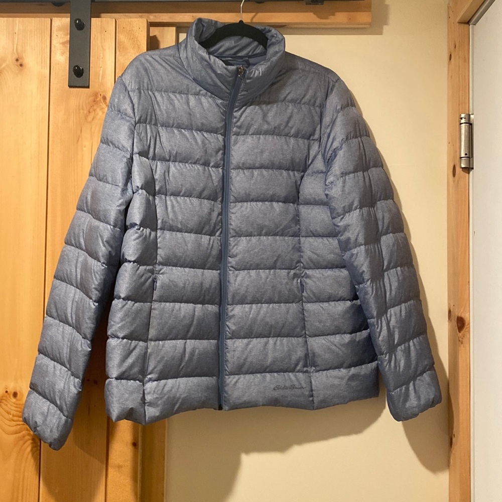 Eddie Bauer Blue XL down coat
